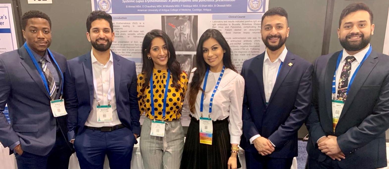 AUA Students Presented as Poster Finalists at ACP Internal Medicine